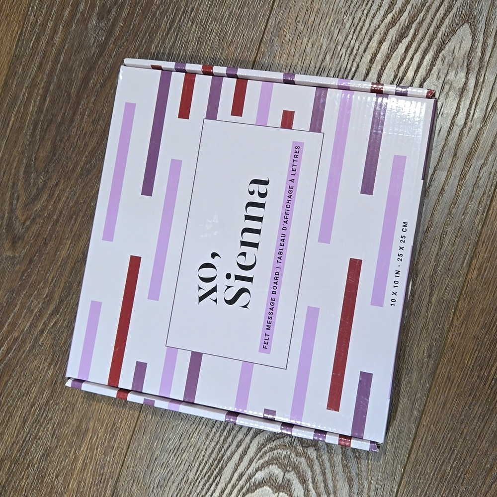 NWT XO, SIENNA FRLT MESSAGE BOARD.   #6337